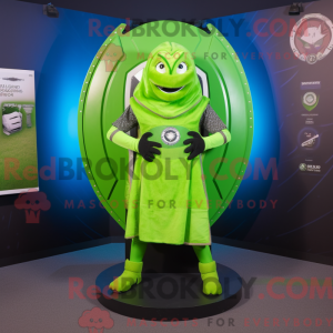 Lime Green Celtic Shield...