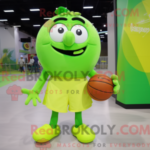 Lime Green Basketball Ball...