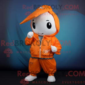 Orange Narwhal mascot...