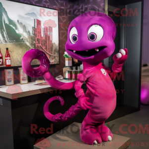 Magenta Hydra mascot...