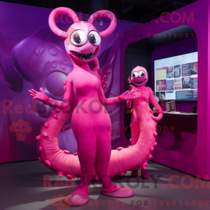 Magenta Hydra mascot...