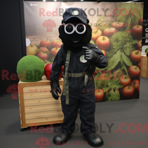 Maskottchenkostüm Black...