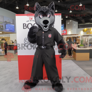 Black Say Wolf maskot...