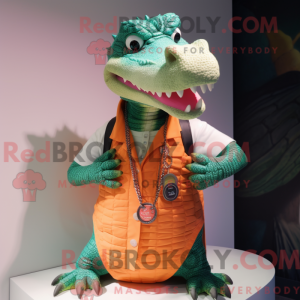 Máscara de crocodilo...