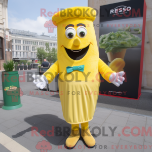 Yellow Pesto Pasta mascot...