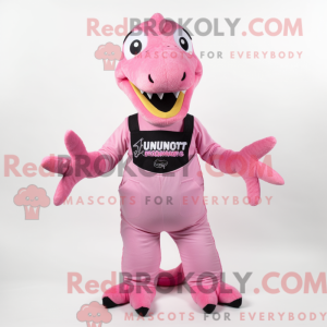 Pink Spinosaurus mascot...