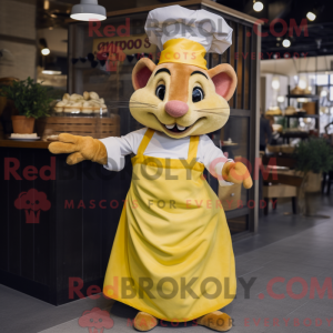 Yellow Ratatouille mascot...