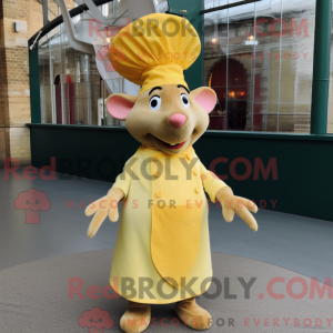 Yellow Ratatouille mascot...