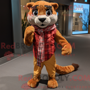 Rust Puma Maskottchen...