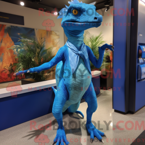 Blue Coelophysis mascot...