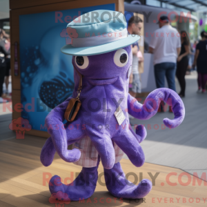 Lavender Octopus mascot...