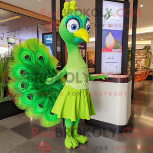 Figura de máscara de pavão...