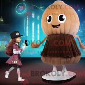 Brown Jellyfish mascot...