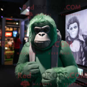 Green Gorilla mascot...