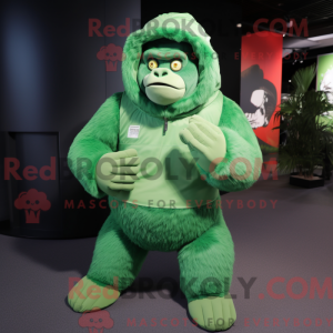 Green Gorilla mascot...
