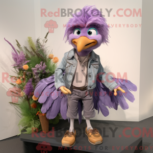 Lavendel Harpy maskot...
