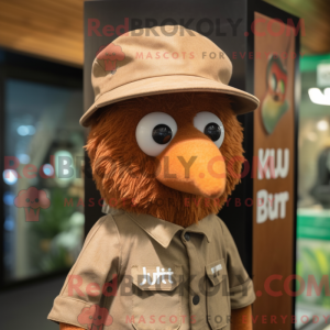 Rust Kiwi maskot kostume...