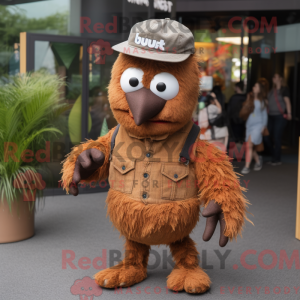 Rust Kiwi-maskotdraktfigur...