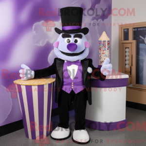 Purple Ice Cream mascot...