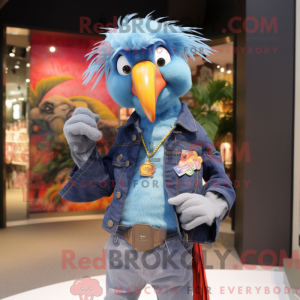 Macaw maskot kostume...