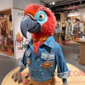 Macaw-maskotkostyme kledd...