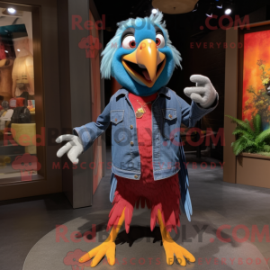 Macaw maskot kostume...