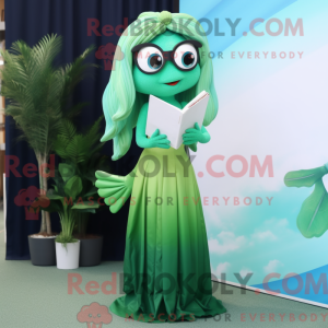 Green Betta Fish mascot...