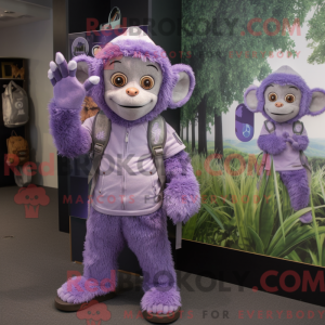 Lavender Monkey mascot...