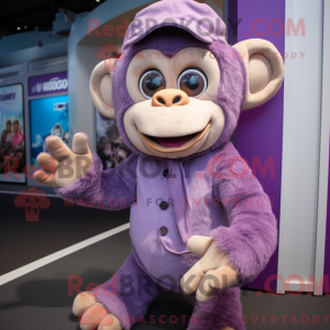 Lavender Monkey mascot...