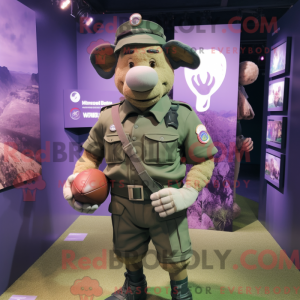 Lavender Green Beret...