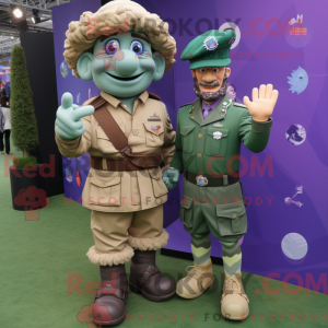 Lavender Green Beret...
