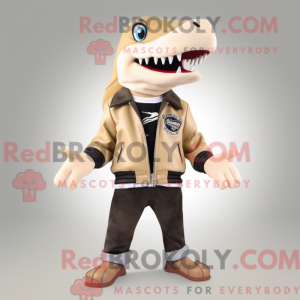 Cream Barracuda maskot...