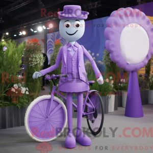 Lavendel Unicyclist maskot...