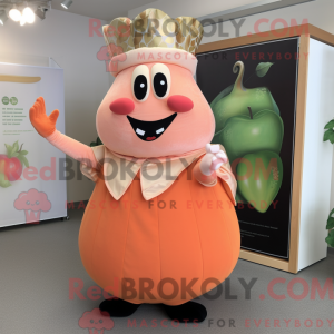 Peach King Maskottchen...
