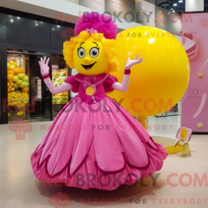 Magenta Lemon mascot...