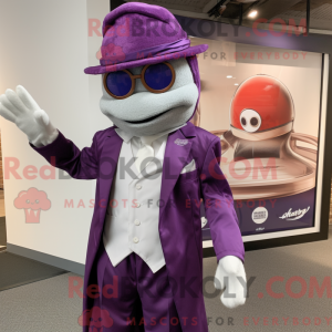 Purple Gyro mascot costume...