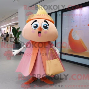 Peach Ray-maskotdraktfigur...