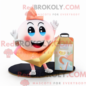 Peach Ray-maskotdraktfigur...
