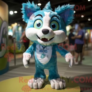 Turquoise Lynx mascot...