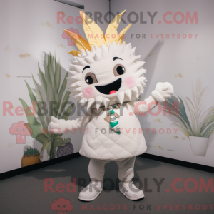 White Pineapple mascot...