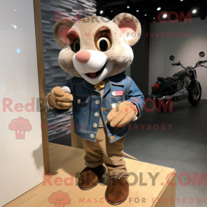 Disfraz de mascota de ratón...