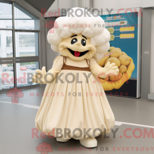 Creme blomkål maskot...