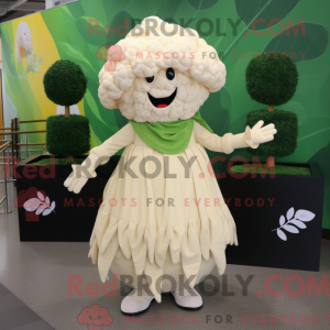 Cream Cauliflower mascot...