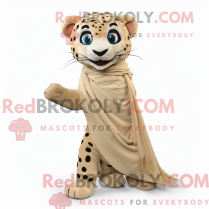 Costume mascotte de guépard...