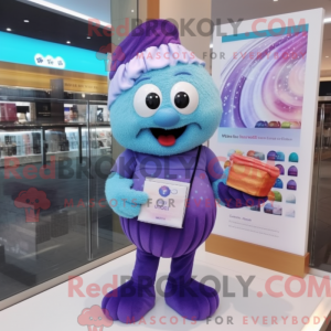 Purple Cupcake mascot...