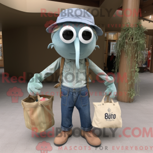Postava maskota Olive Squid...