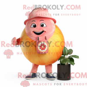Pink Grapefrugt maskot...