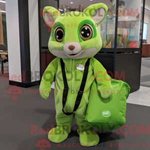 Lime Green Flying Squirrel...