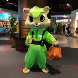 Lime Green Flying Squirrel...