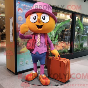 Magenta Mandarin mascot...